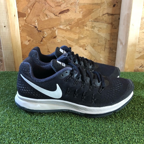 Nike zoom pegasus 33 black running shoes Clearance